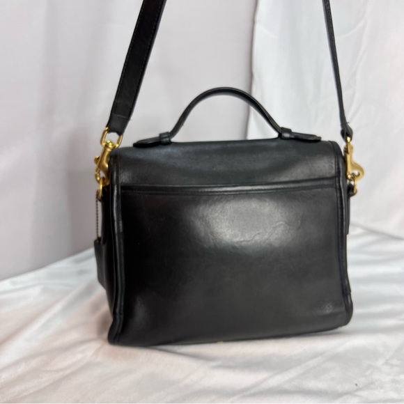 Coach Black Leather Crossbody Bag - Picture 2 of 11